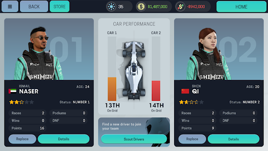 Взлом Motorsport Manager Mobile 3 (Свободные покупки) на Андроид