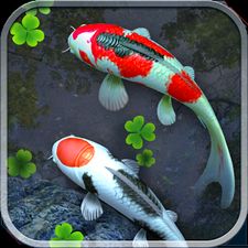 Скачать Живые обои с кои в пруду (Полная версия) на Андроид